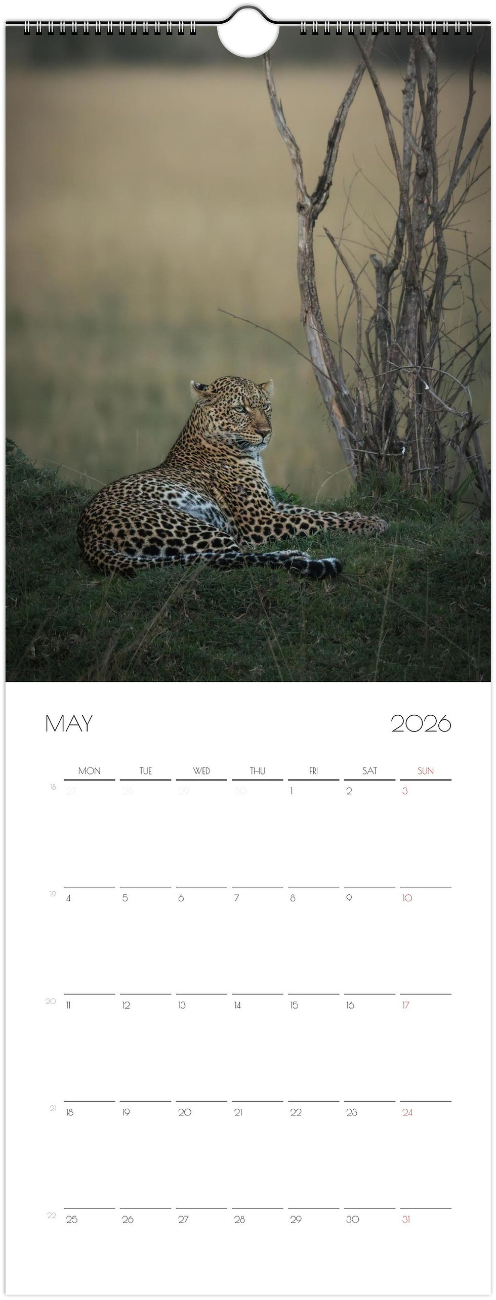 Thumbnail: Wall calendars 2026 Vertical ( 14.8x40 cm)