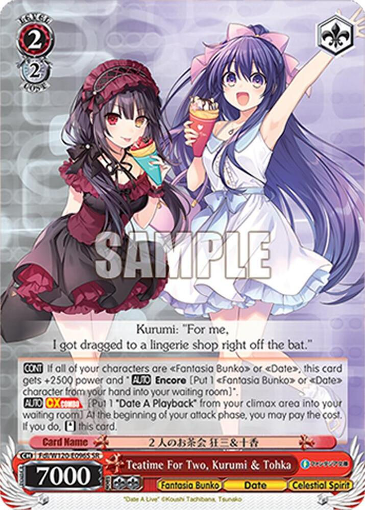 Teatime For Two, Kurumi & Tohka (SR)
