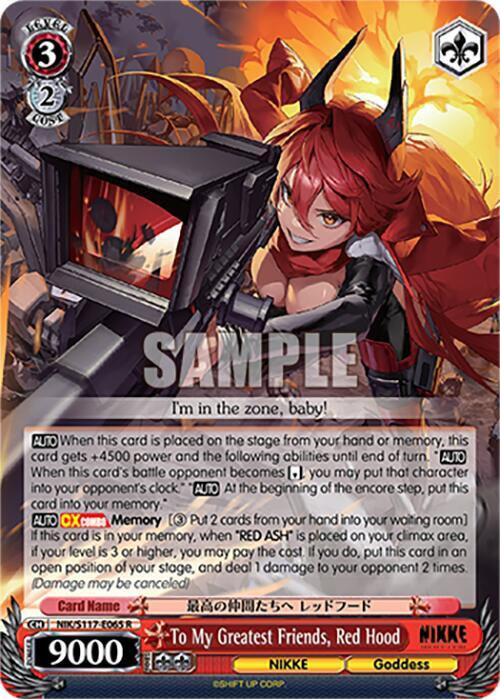 To My Greatest Friends, Red Hood