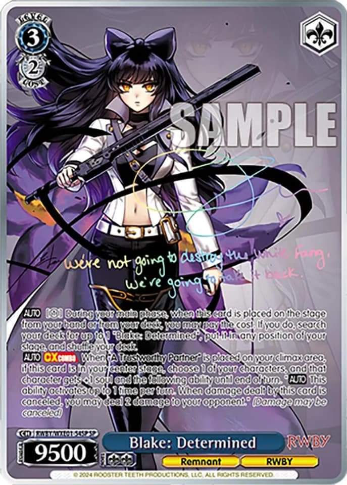 Blake: Determined SP