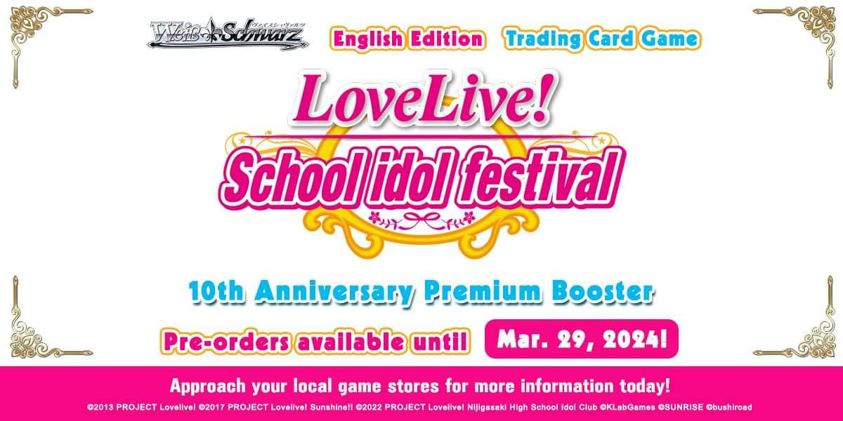 Love Live 10th Anniversary Premium Booster Playset