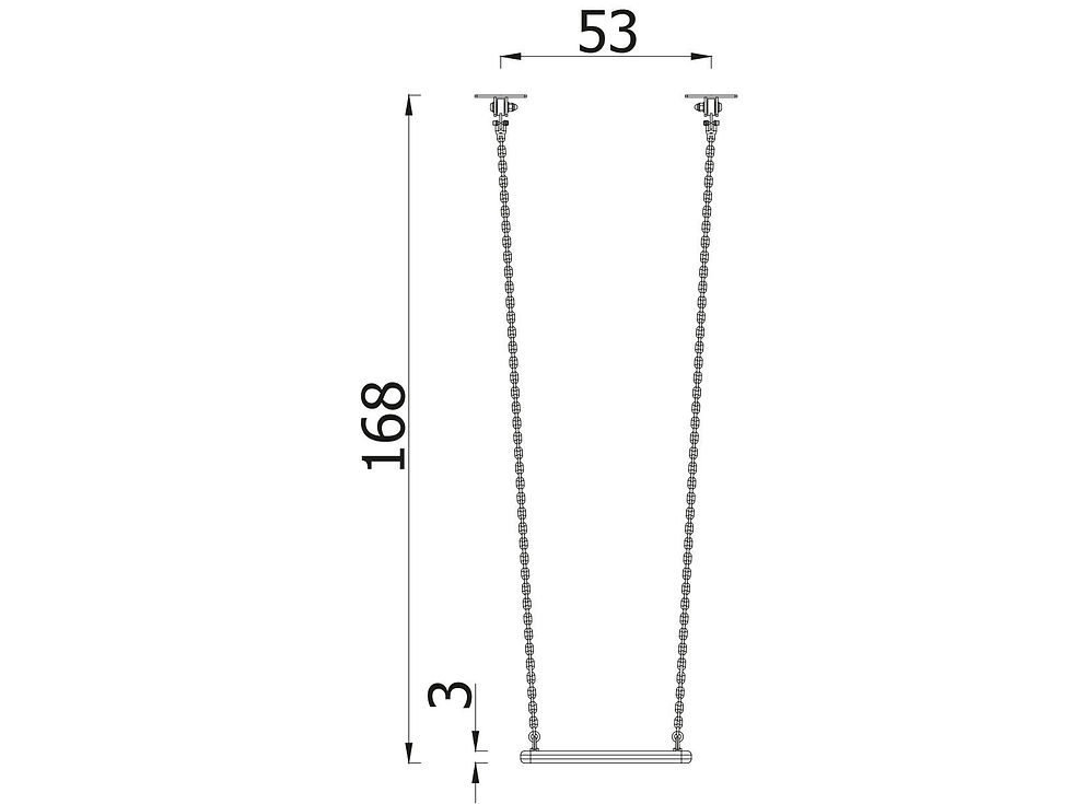 Sīktēls: Taisns šūpoļu sēdeklis