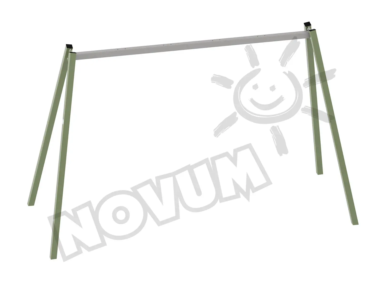 Urbi Divvietīgas šūpoles, metāla stabi C / bez sēdekļiem