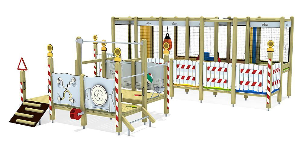 Iekštelpu rotaļu komplekts Būvlaukums