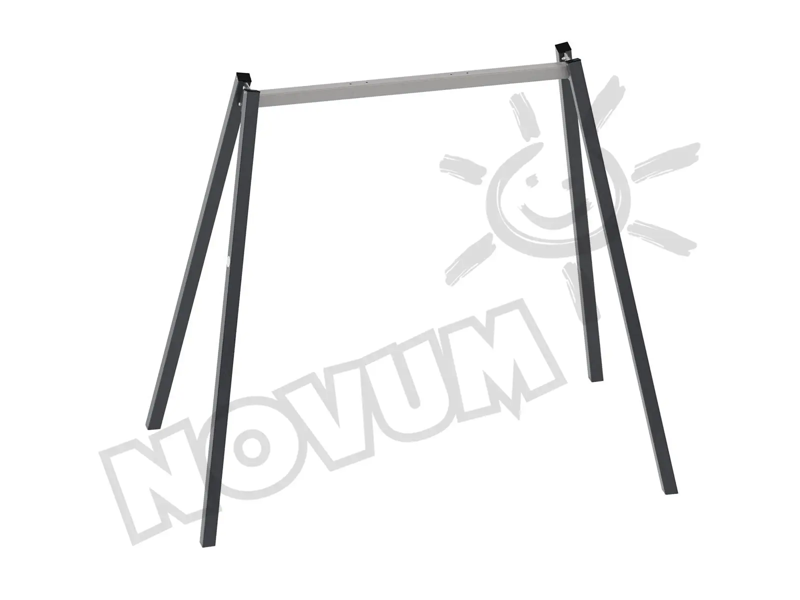 Urbi Viensēdējas šūpoles, metāla stabi B / bez sēdvietām