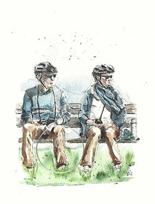 watercollor and pen on paper 21x15