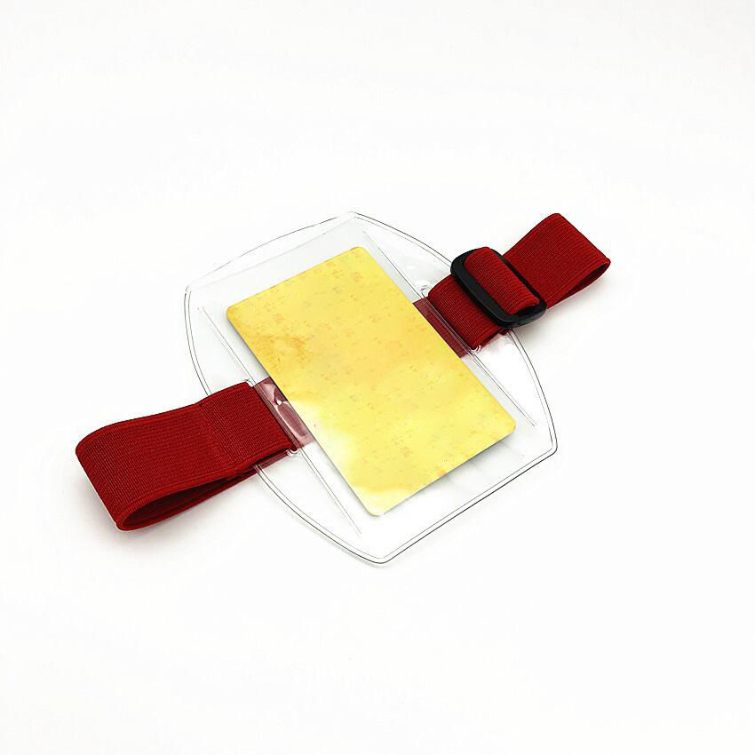 Thumbnail: Armband Badge Holder with Adjustable Elastic Arm Band