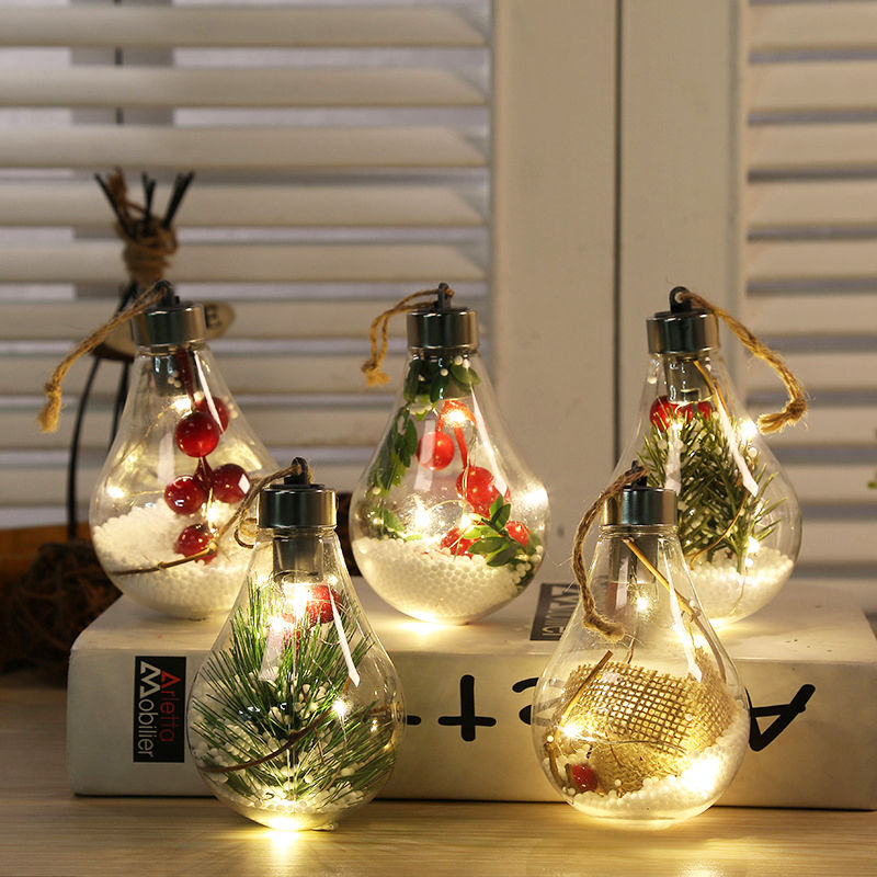 LED Light Bulb Christmas Tree Ball