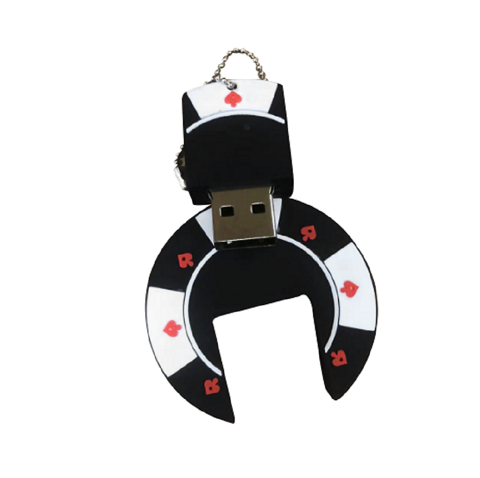 Thumbnail: 4GB Poker Chip USB Flash Drive