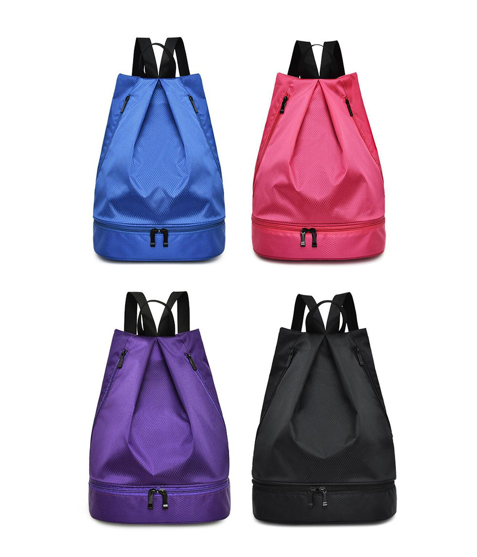 Swim Bag Gym Yoga Backpack with Shoe Compartment