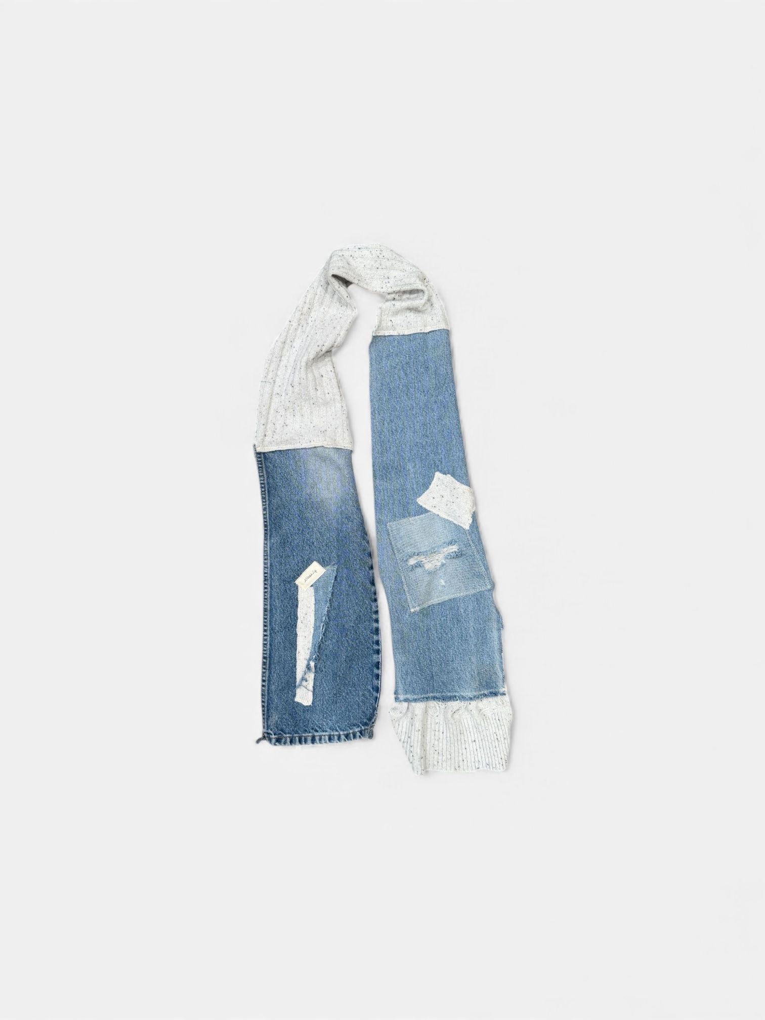 Upcycled Ocean Breeze Denim Scarf