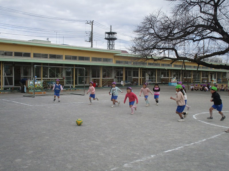 年長さんらしい迫力ある試合でした！
