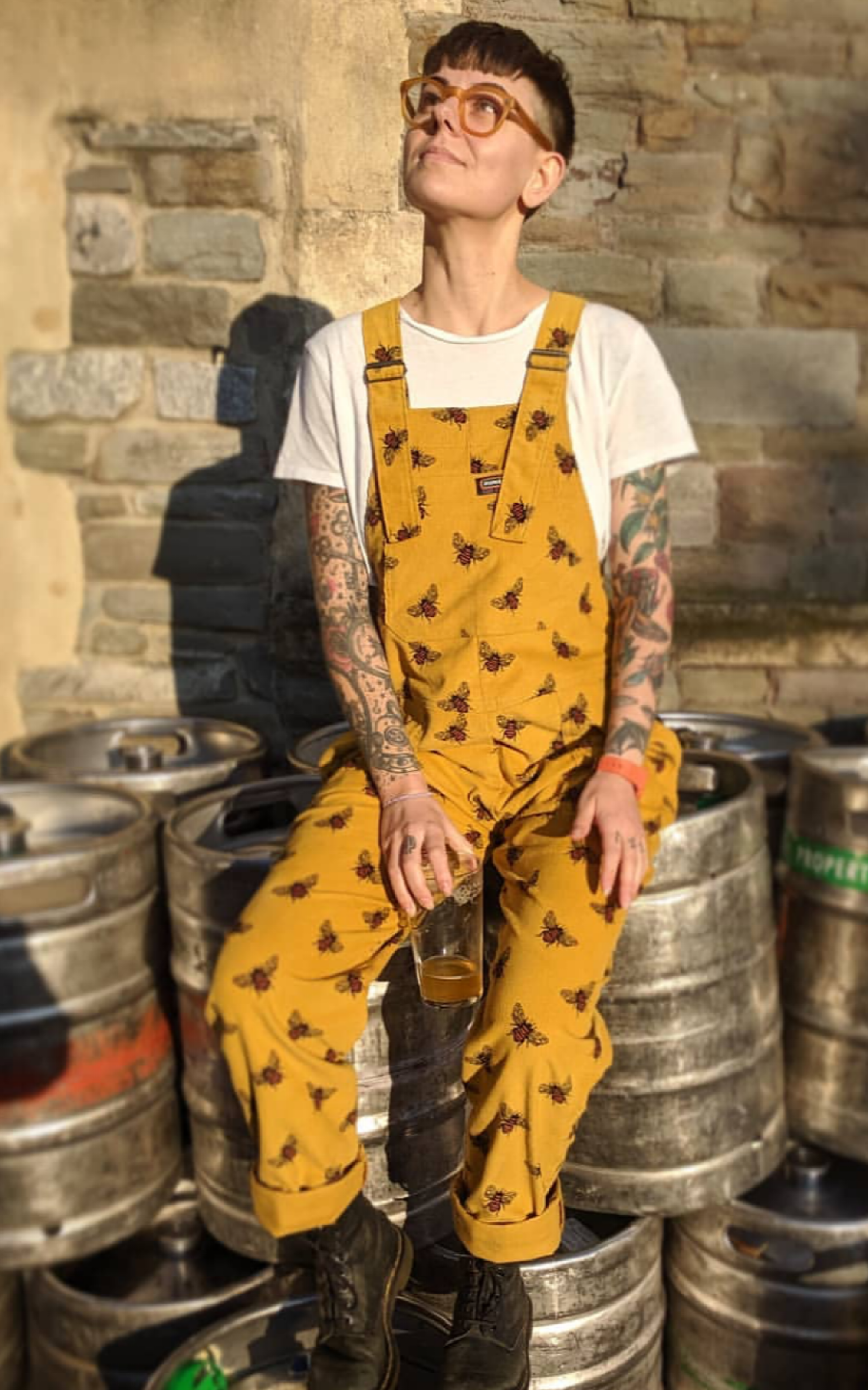 Run and Fly - Bee Stretch Twill Dungarees (1878)