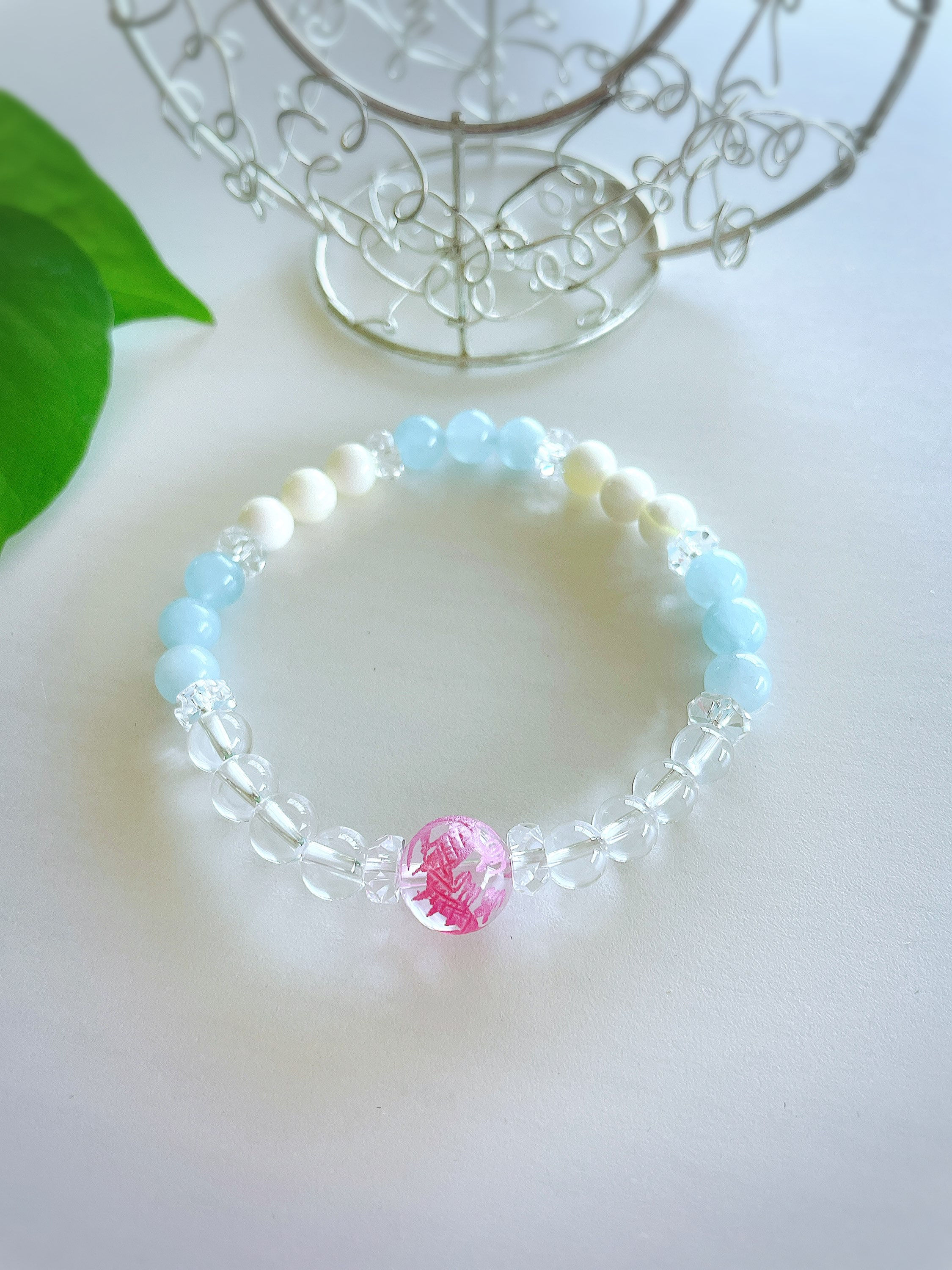 Loveパワーブレス　Happy Wedding♡ アクアマリン