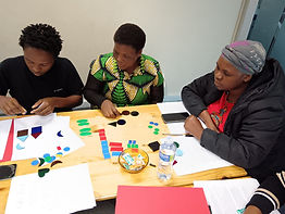 Teachers sitting in training