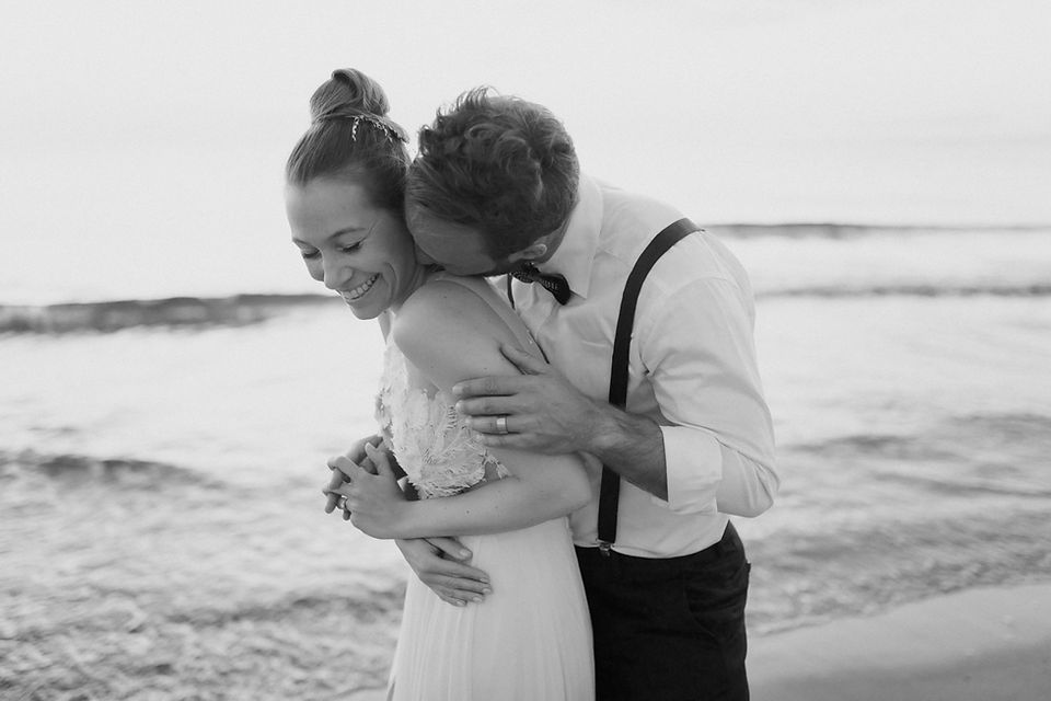After-Wedding-Shooting am Meer in Rostock-Warnemünde