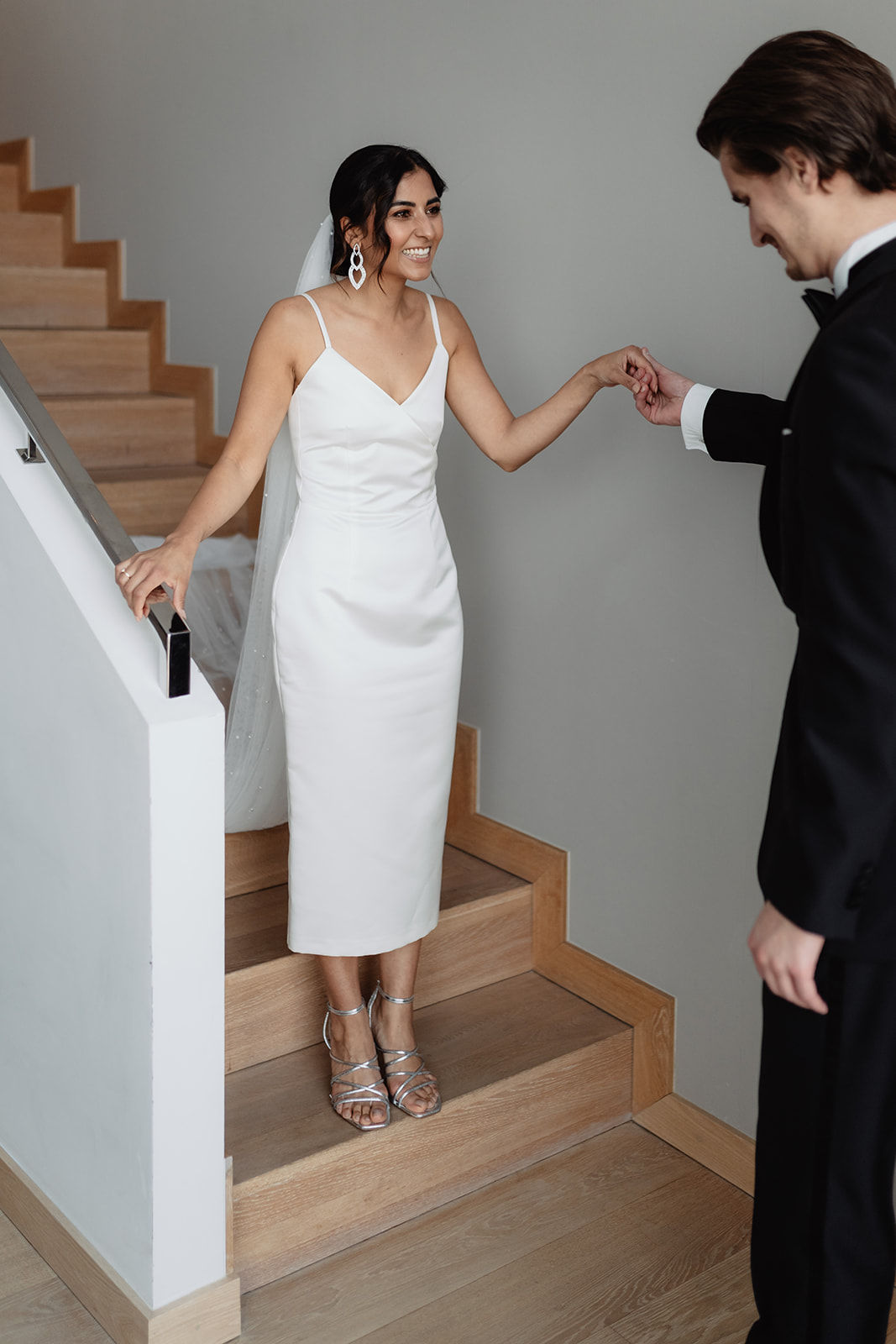 First Look des Hochzeitspaares im Westin Hamburg