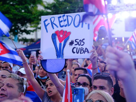 Demonstration for Human Rights on Cuba: 15 November 2021