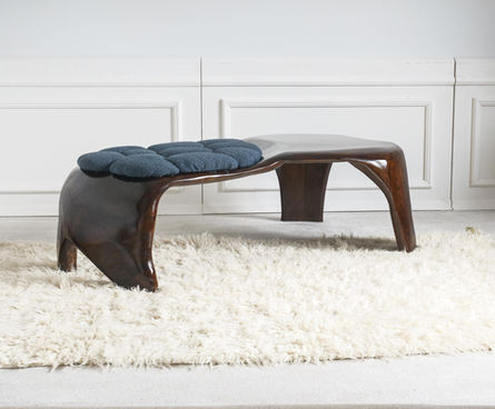 Bench W14 modern seat siedzisko nowoczesne stolik drewno design