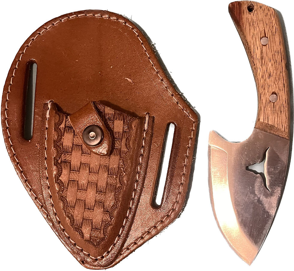 Thumbnail: Handmade Knive 6"+ Holster