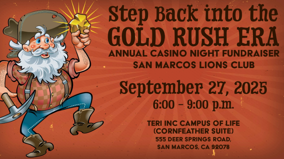 Step Back into the Gold Rush Era – Annual Casino Night Fundraiser