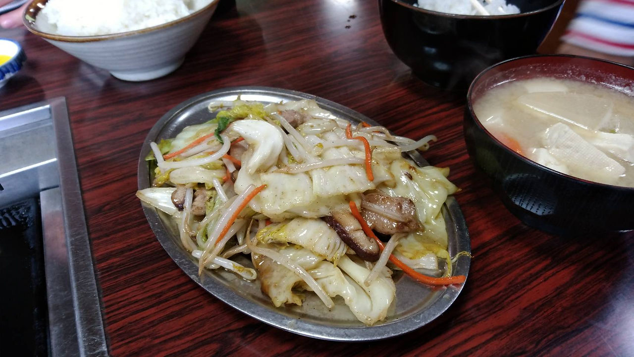 野菜炒め定食