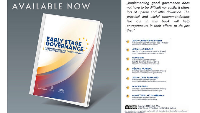Early Stage Governance book