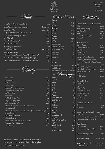 Beige Pastel Elegant Aesthetic Minimalist Beauty Studio Price List A4 Document - 1.png