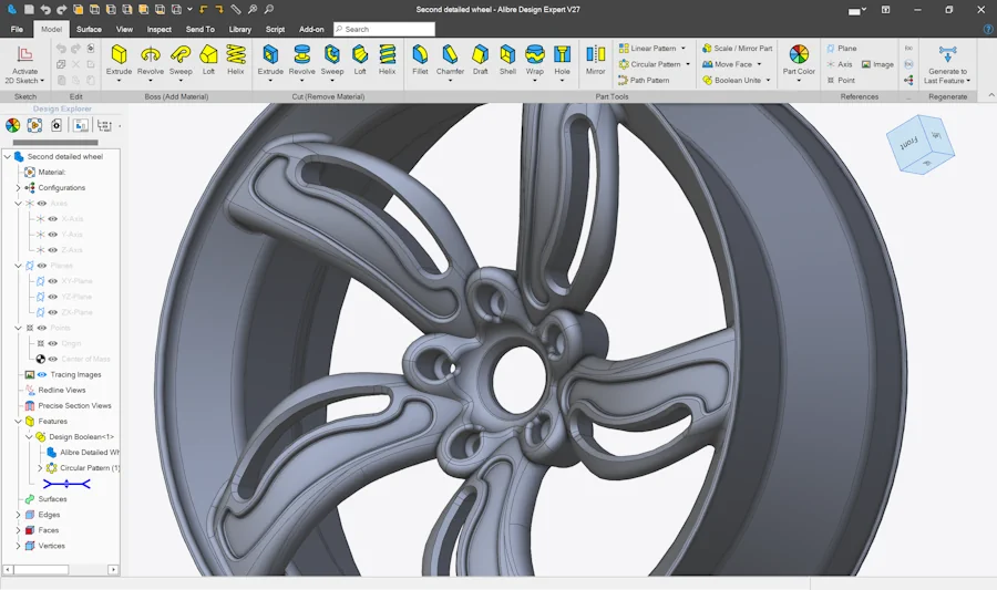 Alibre 3D CAD - Alibre Design Features