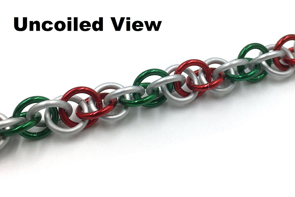 Thumbnail: Spiral Bracelet, Christmas