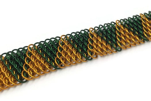 Thumbnail: Dragonscale Bracelet, Triangles, 6.5 inches