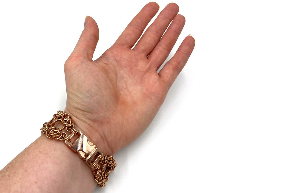 Thumbnail: Dual Byzantine Bracelet, Bronze