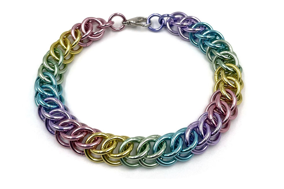 Thumbnail: Half Persian Bracelet, Pastels