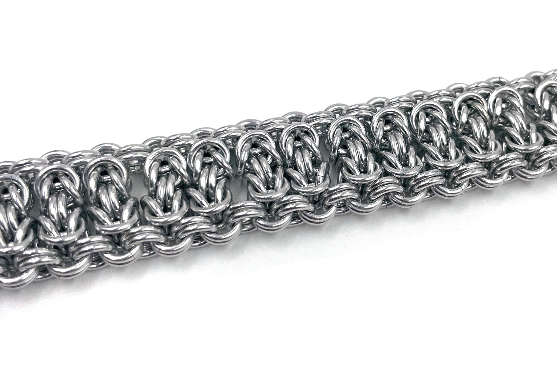 Byzantine Ladder Bracelet, Aluminum