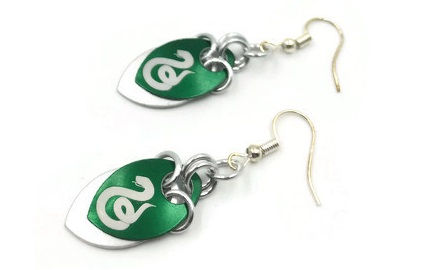 Etched Scale Earrings, Wizardry 5