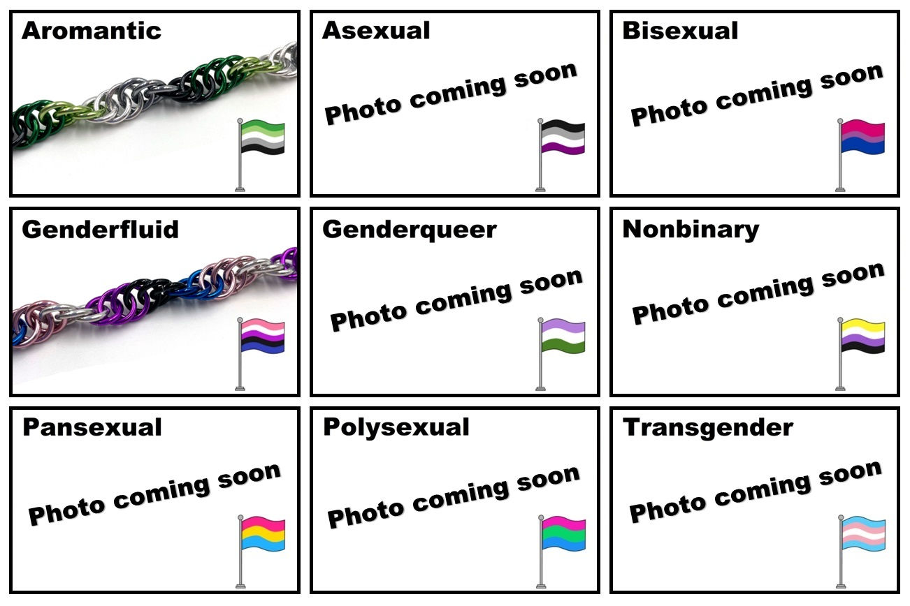 Spiral Bracelet, Pride Flags