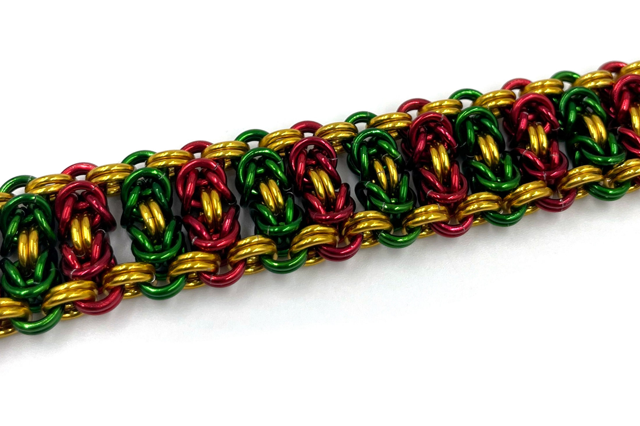 Byzantine Ladder Bracelet, Christmas