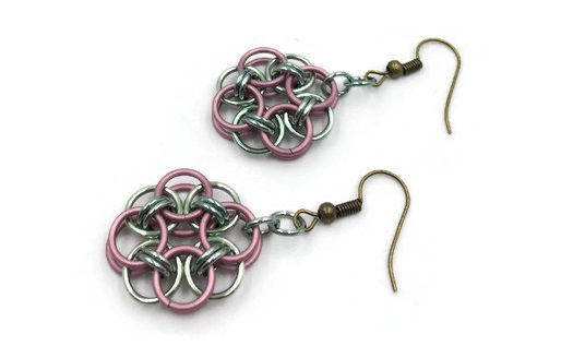 Thumbnail: Helm Chain Medallion Earrings, Interior, Clip-ons