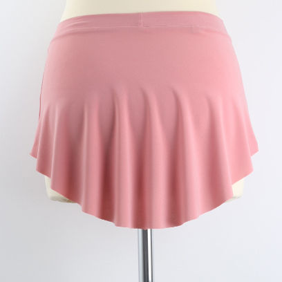 Thumbnail: Adult Pull On SAB Ballet Skirt Dusky Pink Lycra Back