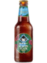 Bright and colorful label of Bira Kokum Sour beer bottle, featuring vibrant shades of purple and pink, displayed on a pristine white background, emphasizing the unique, tangy flavor profile.