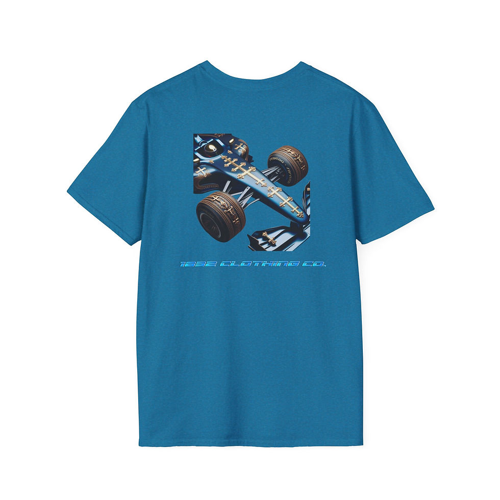 Thumbnail: Race Car Retro Unisex Softstyle T-Shirt