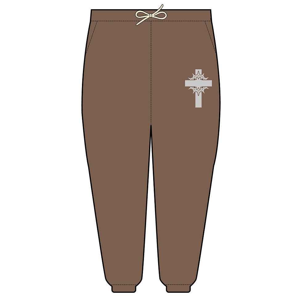 Thumbnail: Cross Unisex Lightweight Fleece Sweatpants