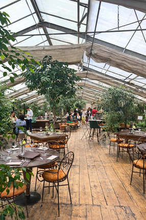 Beautiful Greenhouse Bar in Florence, Italy
