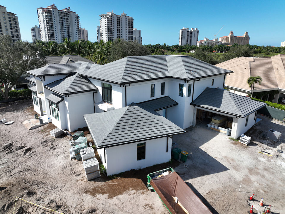 flat tile roof