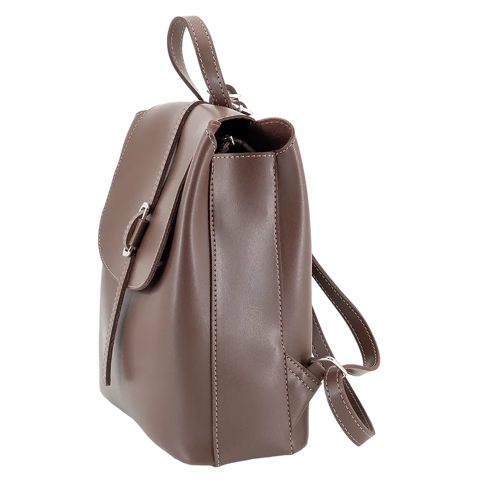 Thumbnail: Vegan Leather Mini Backpack Side