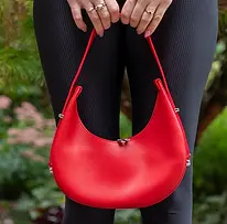 Hobo Bag with Pouch Selena  Vegan Leather Shoulder Bag Set View 12.webp