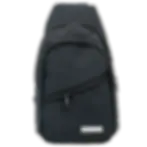 Black Drive sling bag front view, lightweight everyday crossbody for men and women