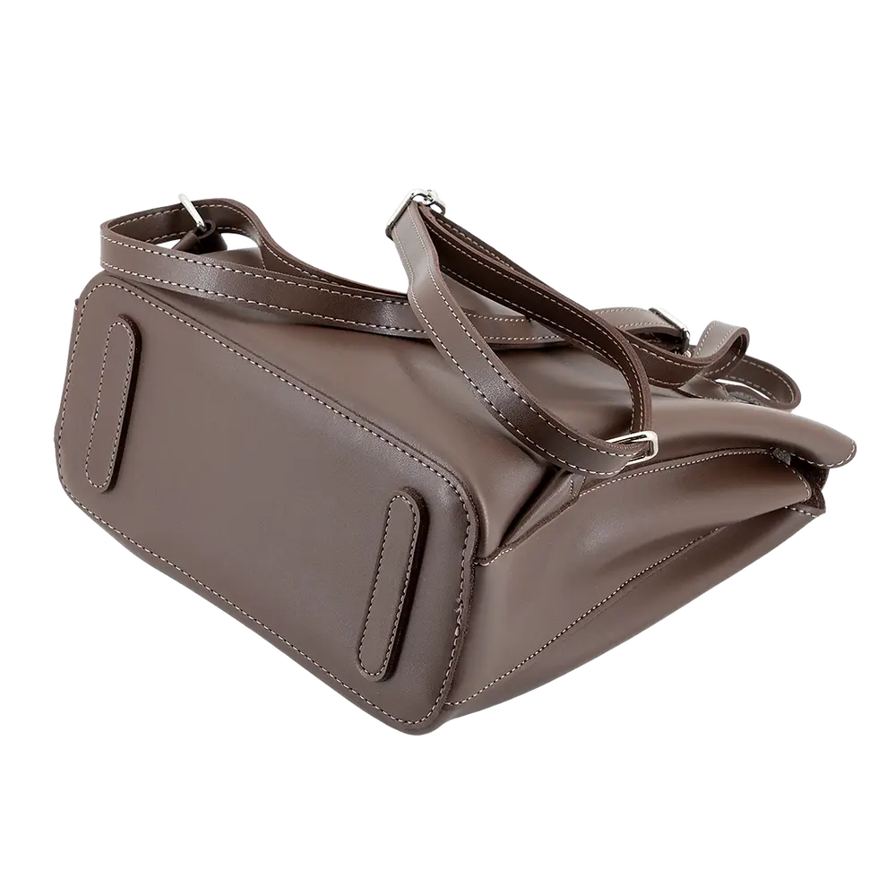 Thumbnail: Vegan Leather Mini Backpack  View Interior