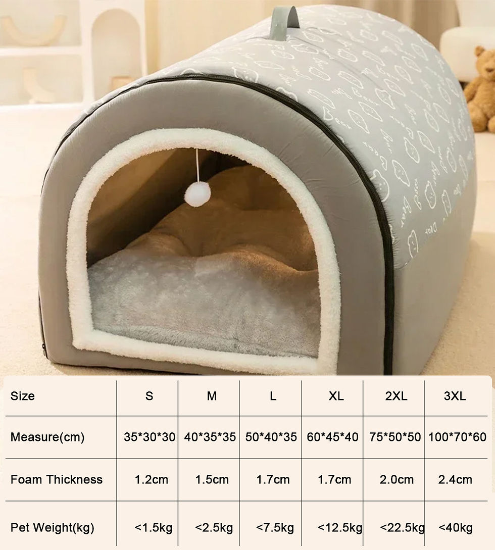 Thumbnail: Cosy Winter Warm Dog Bed – Soft Removable Nest for Small & Medium Dogs