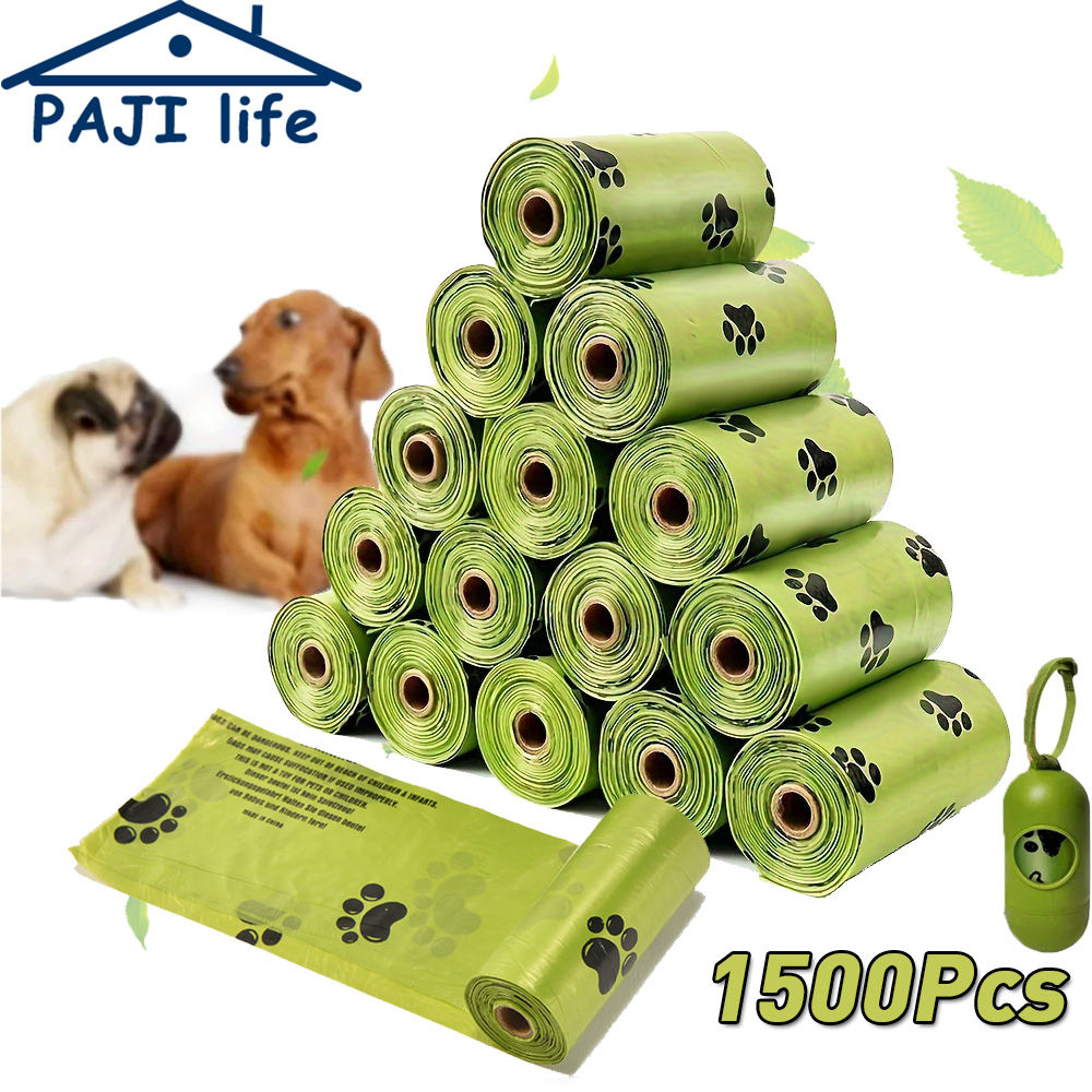 Dog poop bags - Leak-Proof Biodegradable Waste Bags